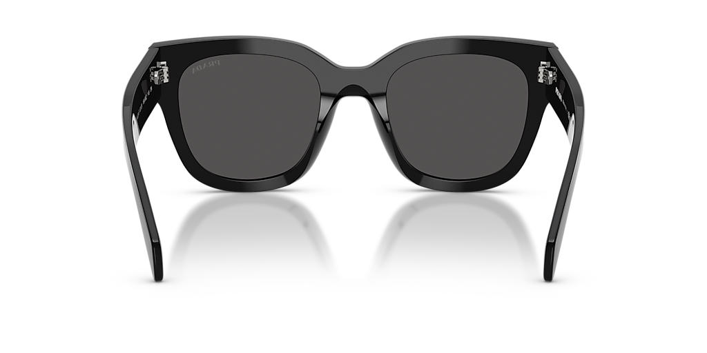 Prada PR C04SF L (53 - 20) with Grey lenses and Black frame