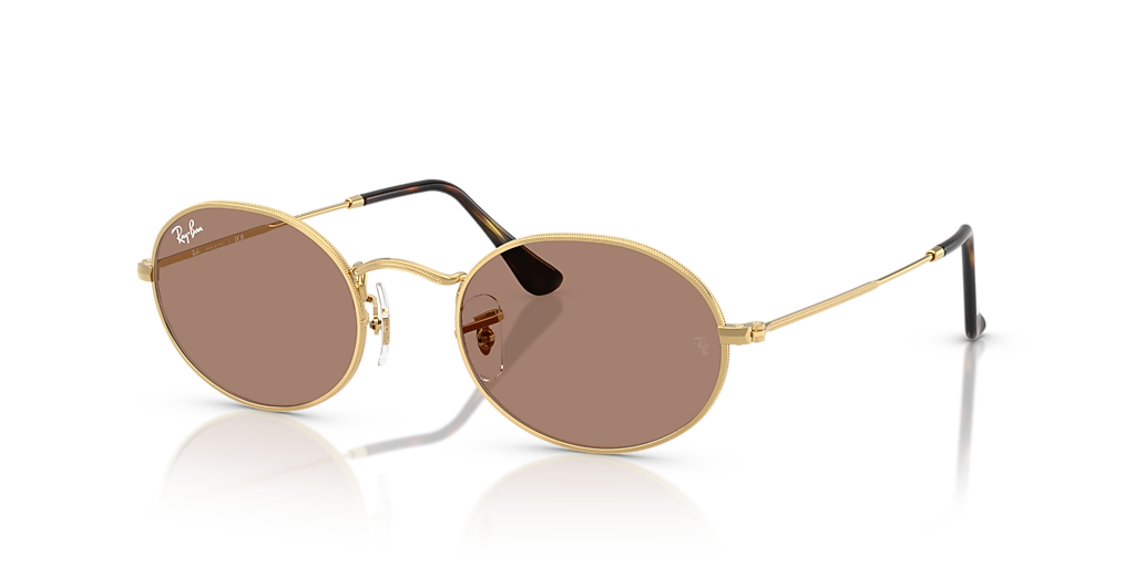 Ray-Ban Oval Metal Summer Capsule M (51 - 21) with Violet lenses