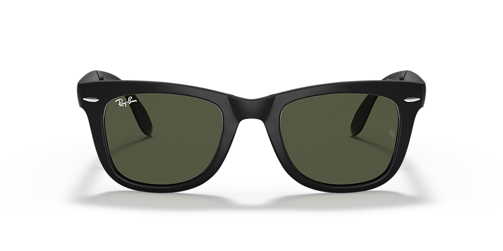 Ray-Ban Wayfarer Folding Classic L (50 - 22) with Green lenses and