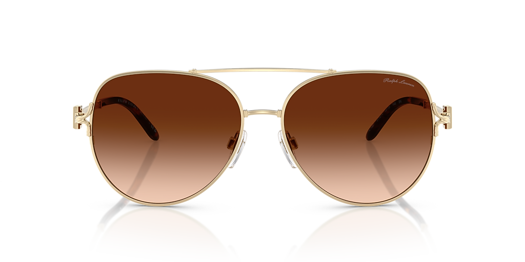 Ralph Lauren RL7087 XL (59 - 15) with Brown lenses and Gold 