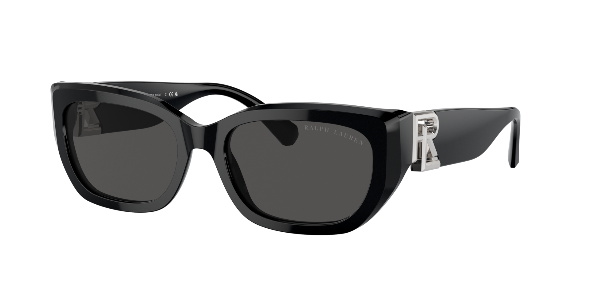 Ralph Lauren Woman Sunglass The Bridget -  Frame color: Black, Lens color: Dark Grey
