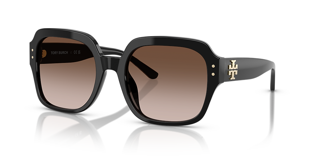 Tory Burch TY7143U L (56 - 21) with Brown lenses and Black frame