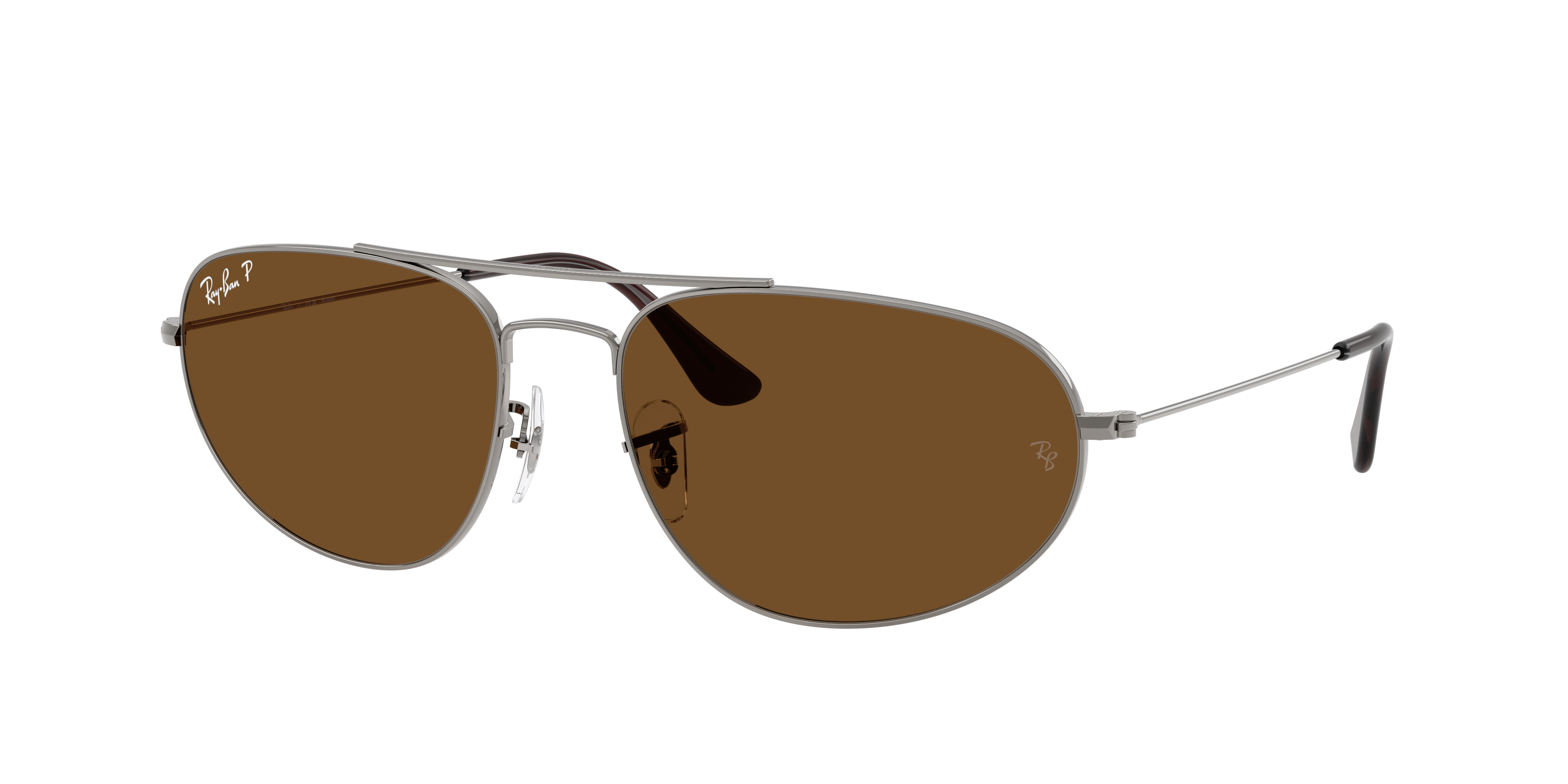 Ray-Ban Explorer IV XXL (60 - 18) with Brown lenses and Grey frame