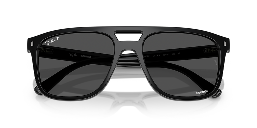 Ray-Ban RB2213 Polarized+ Lenses XL (58 - 20) with Grey lenses and