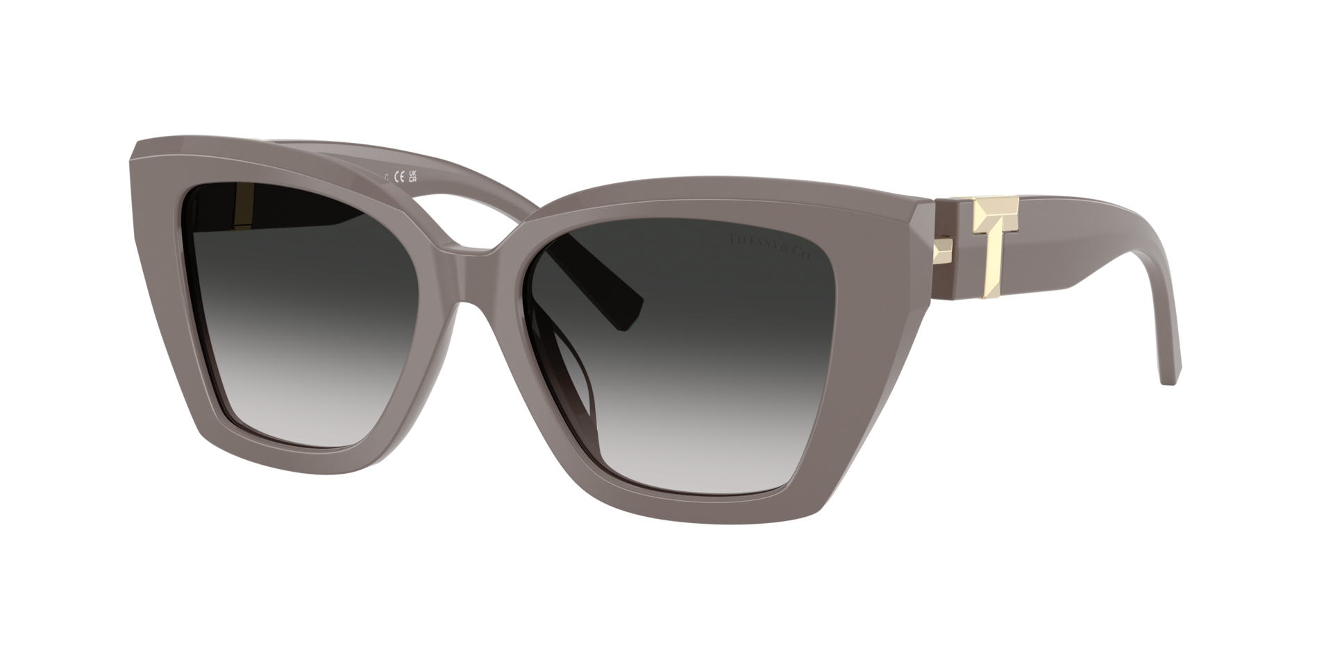 Tiffany & Co. Woman Sunglass TF4239U -  Frame color: Chocolate Truffle, Lens color: Grey Gradient