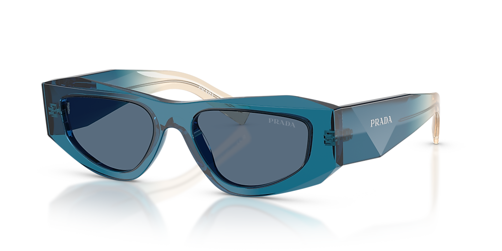 Prada PR B19S M (52 - 17) with Blue lenses and Blue frame