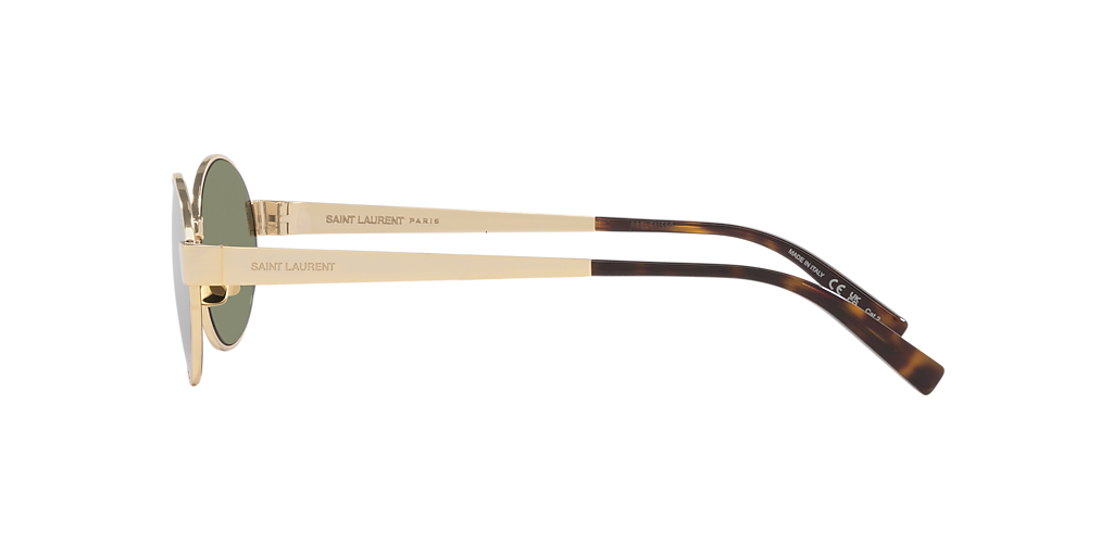 Saint Laurent SL 692 M (55 - 19) with Green lenses and Gold frame