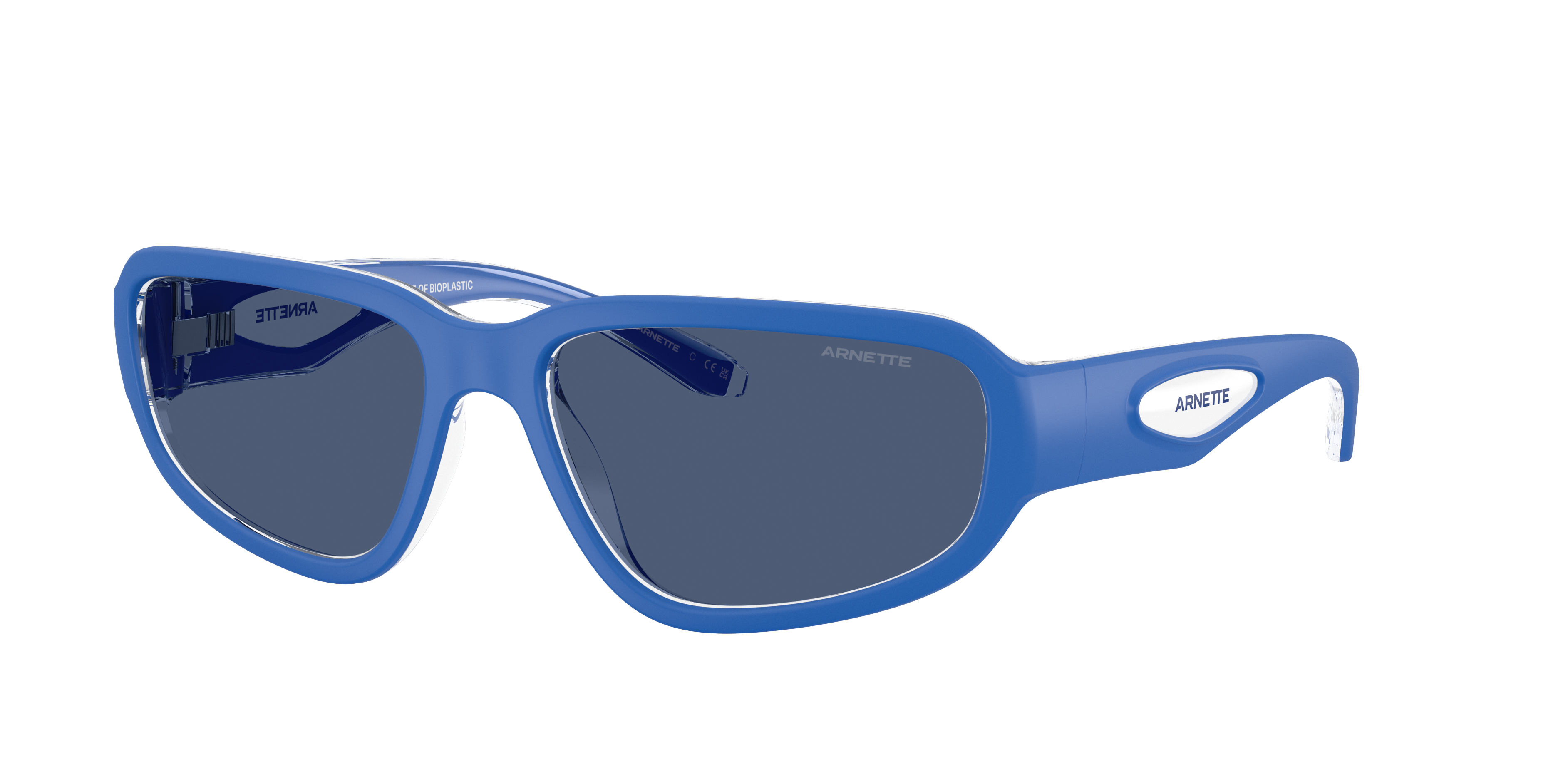 Arnette Man Sunglass Goodle -  Frame color: Crystal Royal Blue, Lens color: Dark Blue