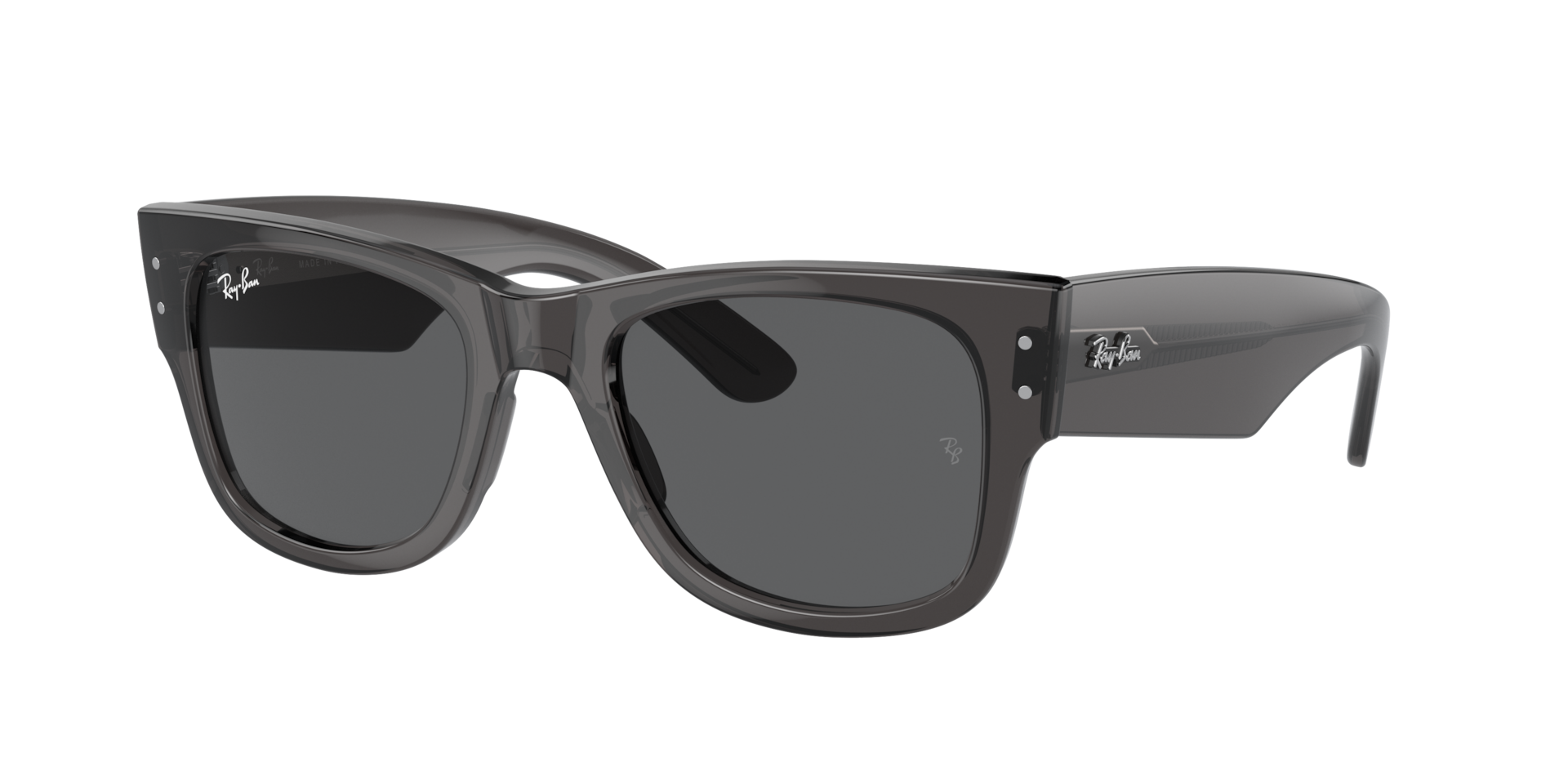 Ray-Ban Mega Wayfarer M (51 - 21) with Grey lenses and Black frame