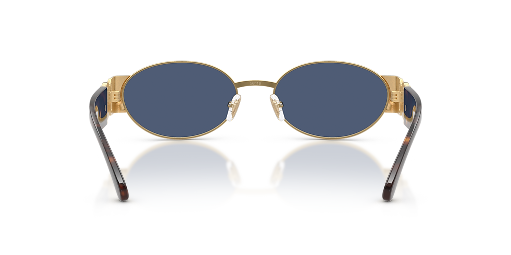 Versace VE2299 L (56 - 18) with Blue lenses and Gold frame  display picture 1