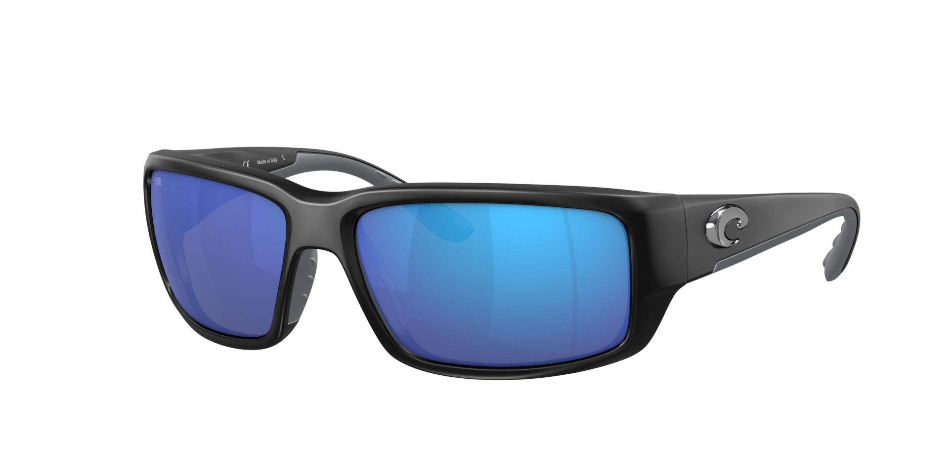 COSTA Man Sunglasses 6S9006 Fantail  -  Frame color: Matte Black, Lens color: Blue Mirror