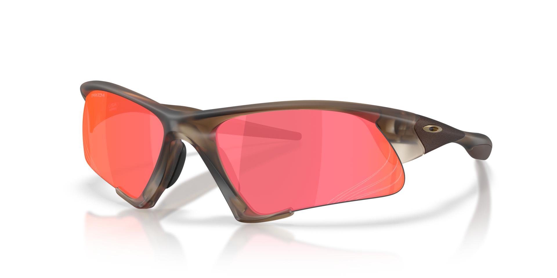 Oakley Suture Jacket® L (64 - 12) with Red lenses and Brown frame