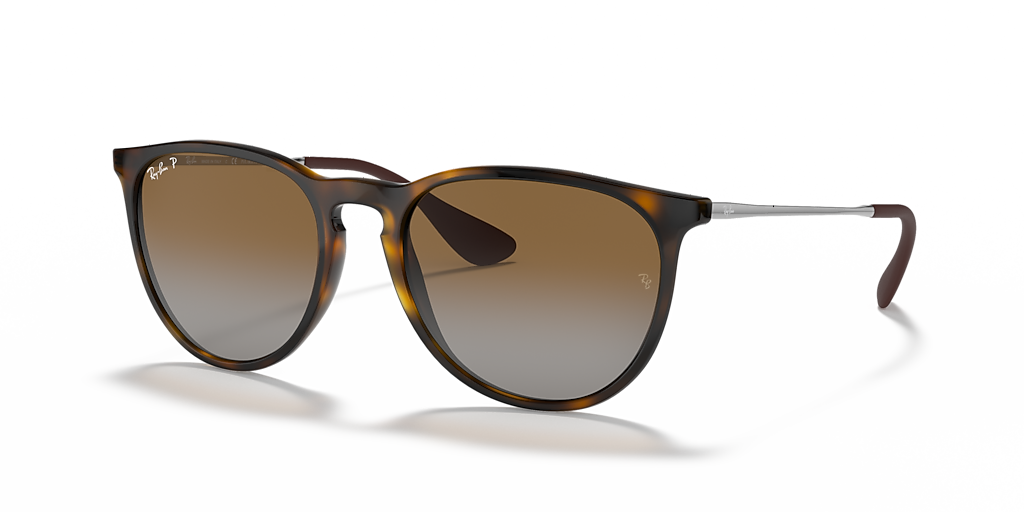 Ray Ban サングラスERIKA Ray-Ban Erika Classic M (54 - 18) with Brown lenses and Tortoise