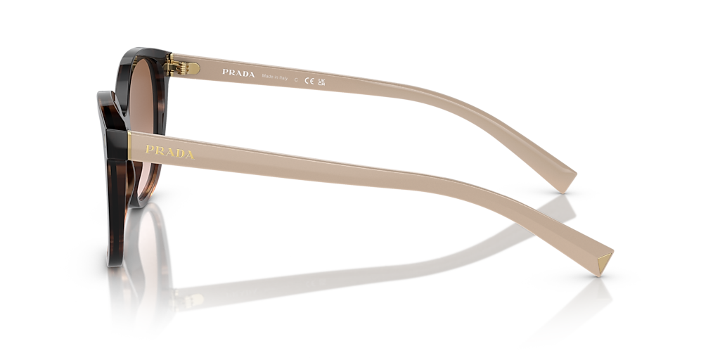 Prada PR 22ZSF M (55 - 16) with Brown lenses and Tortoise frame