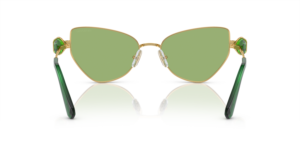 Swarovski SK7003 M (57 - 18) with Green lenses and Gold frame