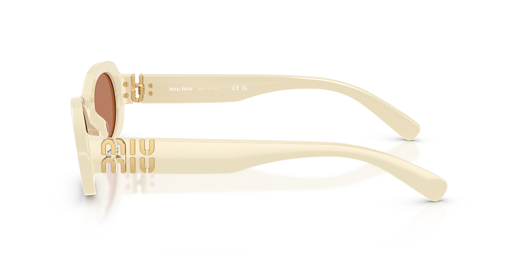 Miu Miu MU 06ZS S (50 - 20) with Brown lenses and White frame