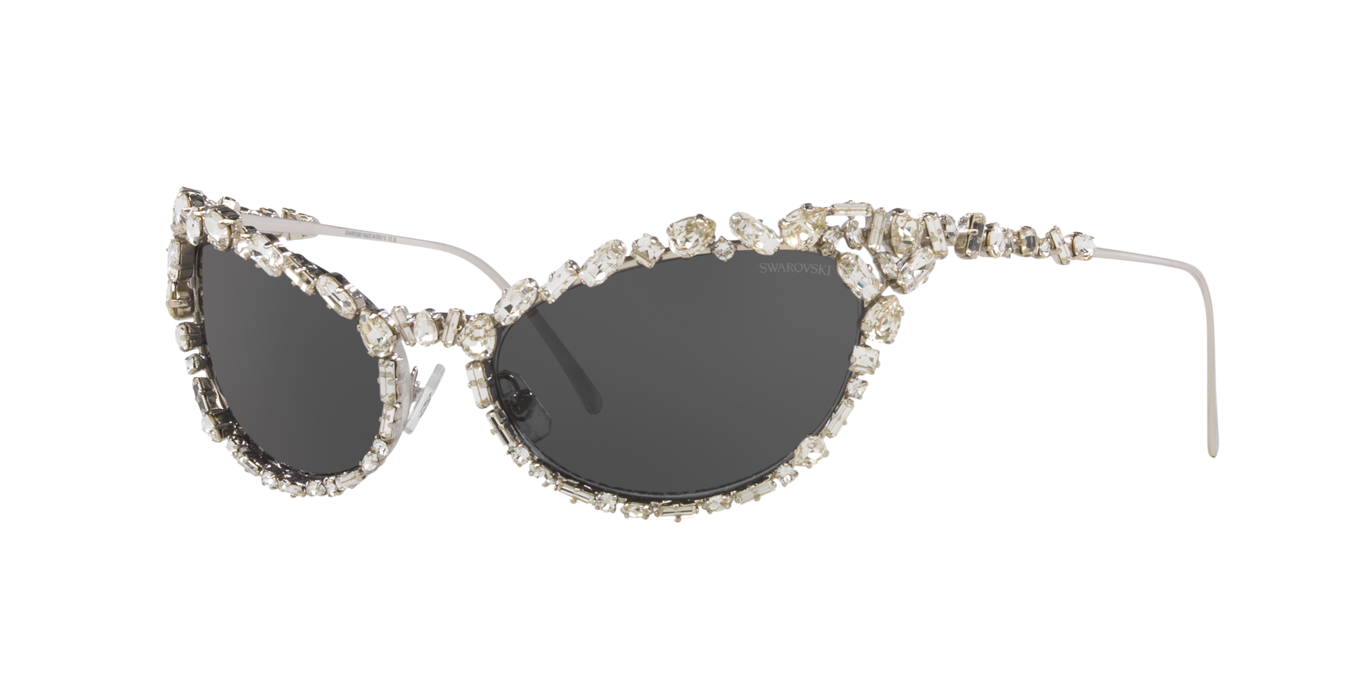 Swarovski SK7013 (59 - 18) with Grey lenses and Silver frame