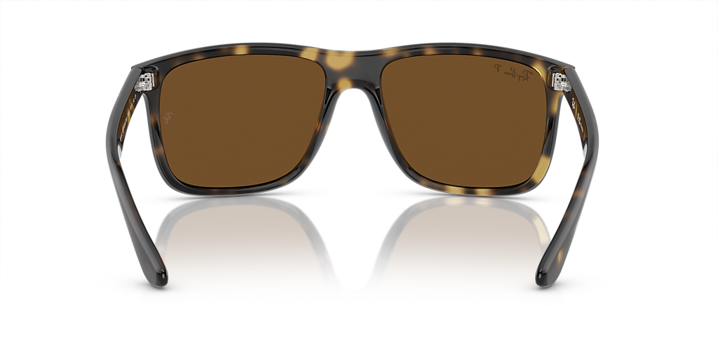 Ray-Ban Boyfriend Two L (57 - 18) with Brown lenses and Tortoise