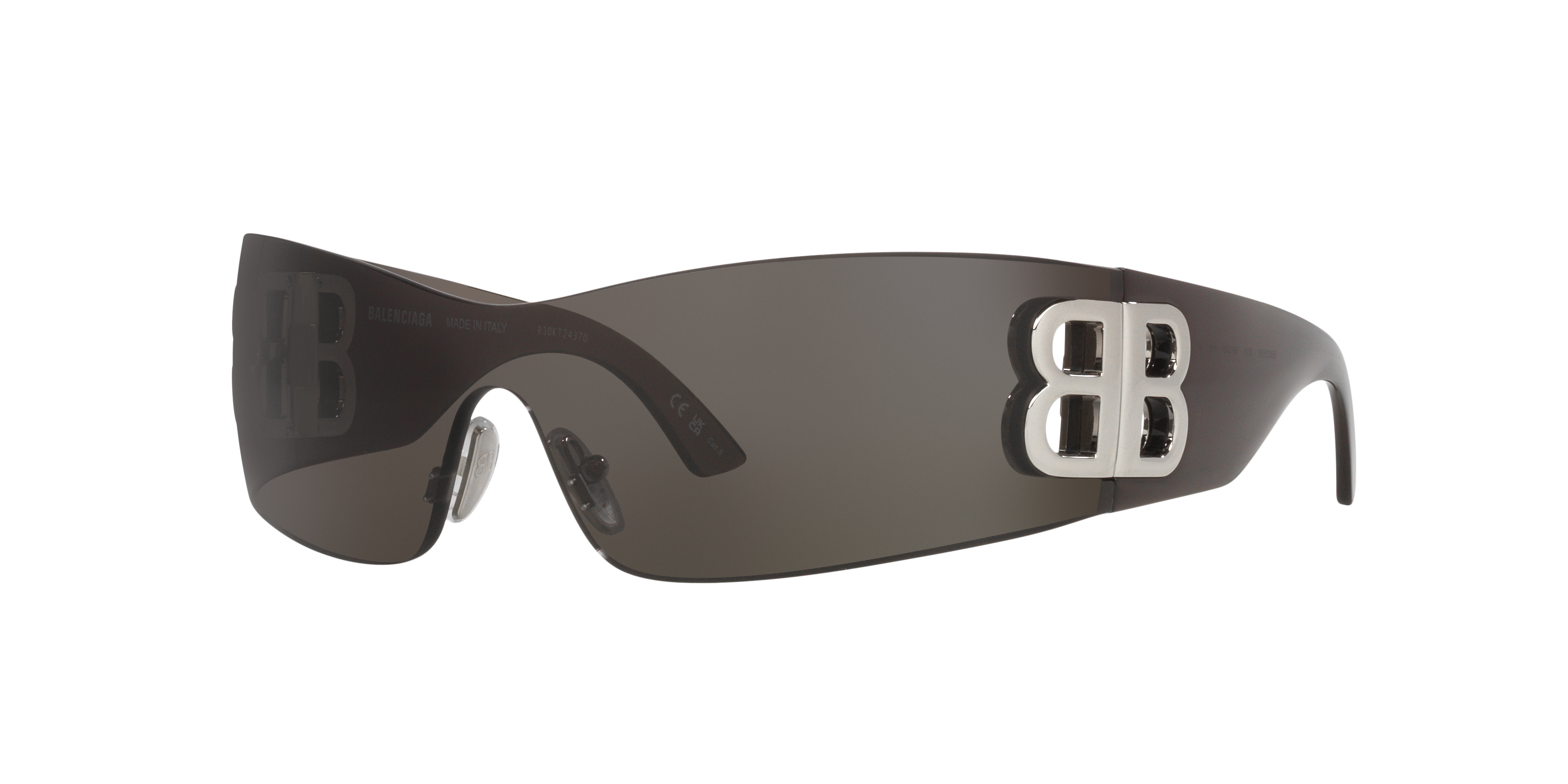 Balenciaga Woman Sunglass BB0359S -  Frame color: Grey, Lens color: Grey