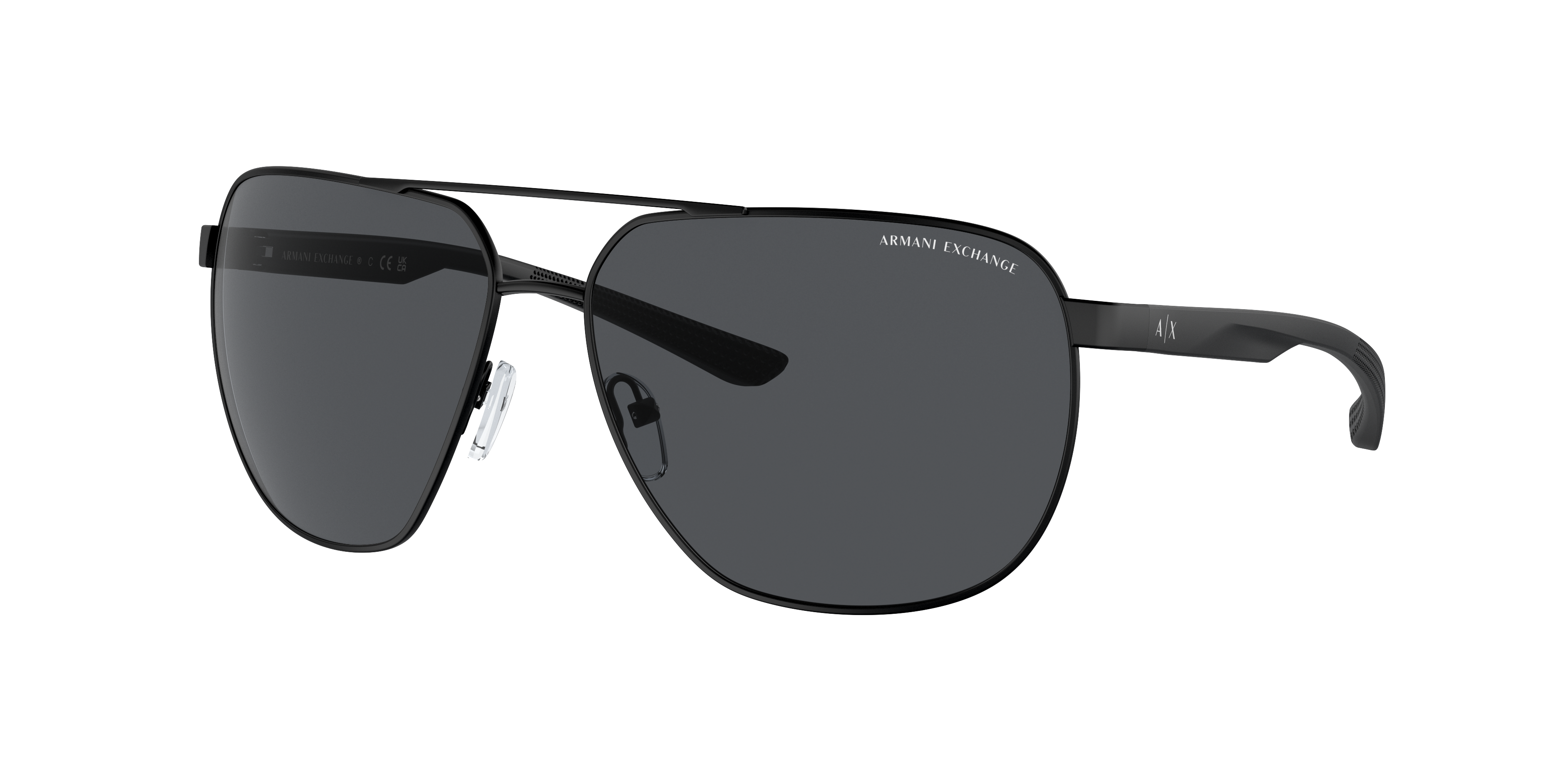 Armani Exchange AX2047S L (63 - 14) with Grey lenses and Black