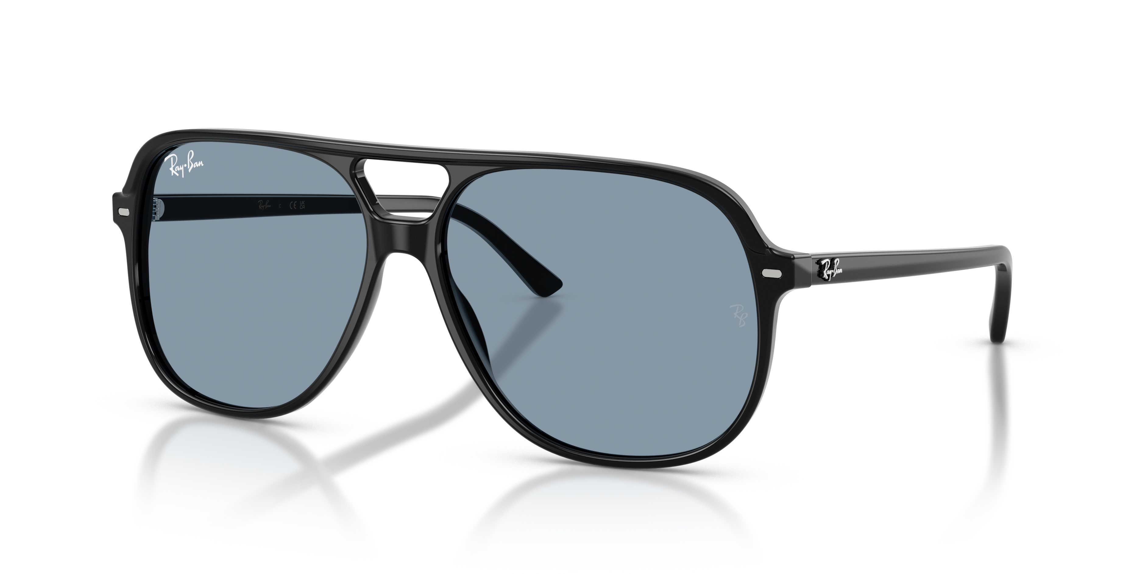 Ray-Ban Bill Summer Capsule M (60 - 14) with Blue lenses and Black