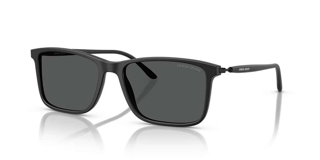 Giorgio Armani AR8218 XXL (56 - 17) with Grey lenses and Black