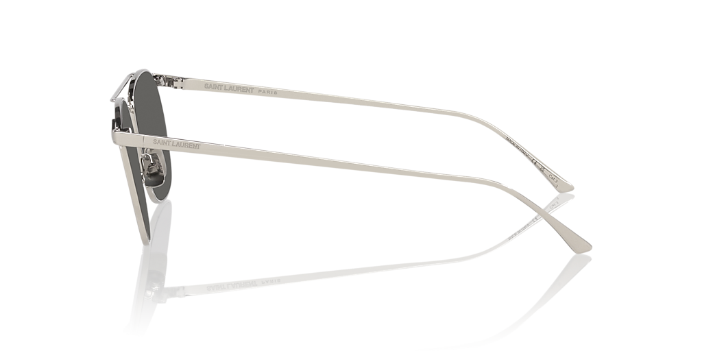 Saint Laurent SL 796 M (57 - 15) with Grey lenses and Silver frame