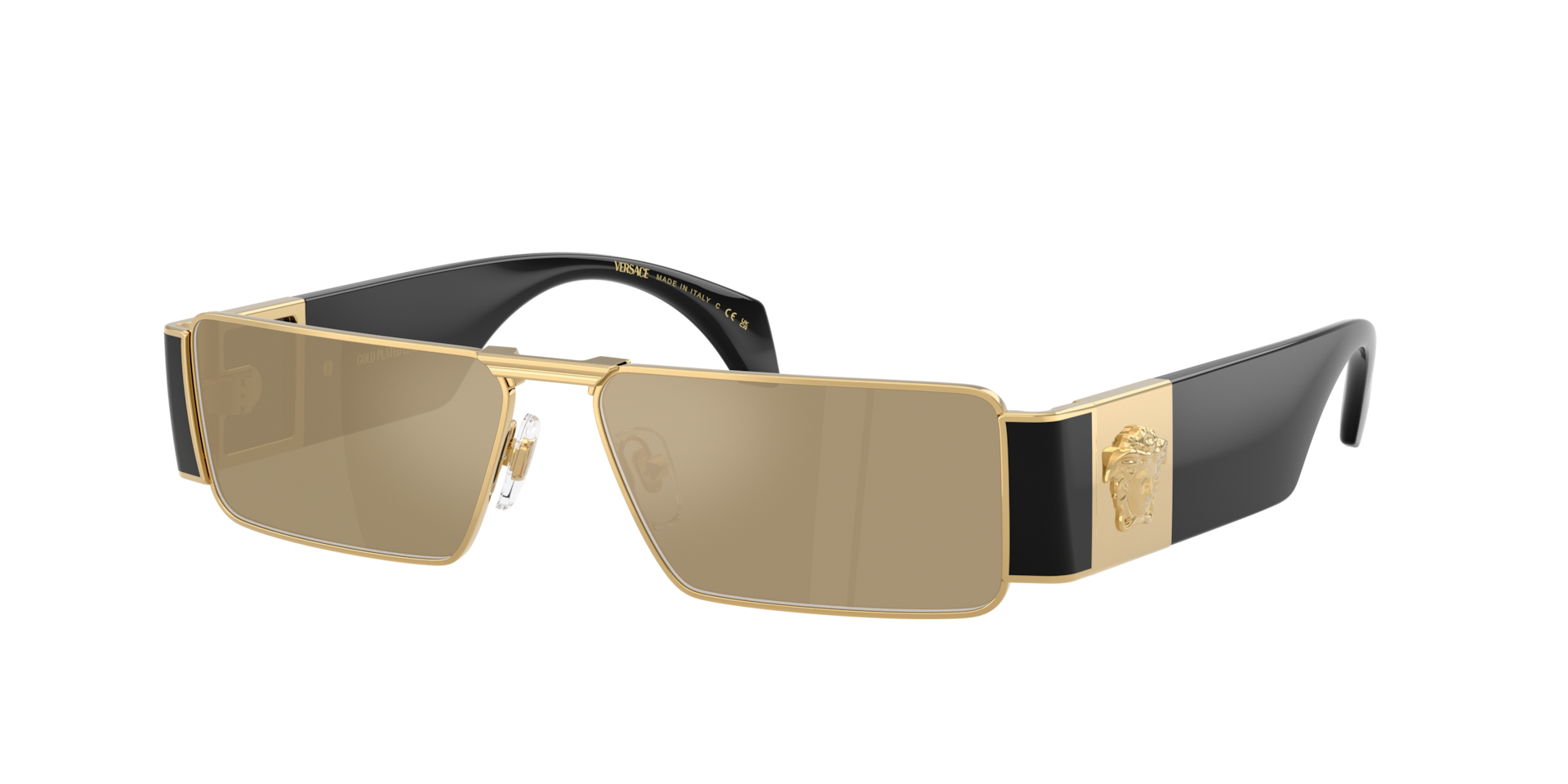 Versace VE2286 M (57 - 14) with Yellow lenses and Gold frame