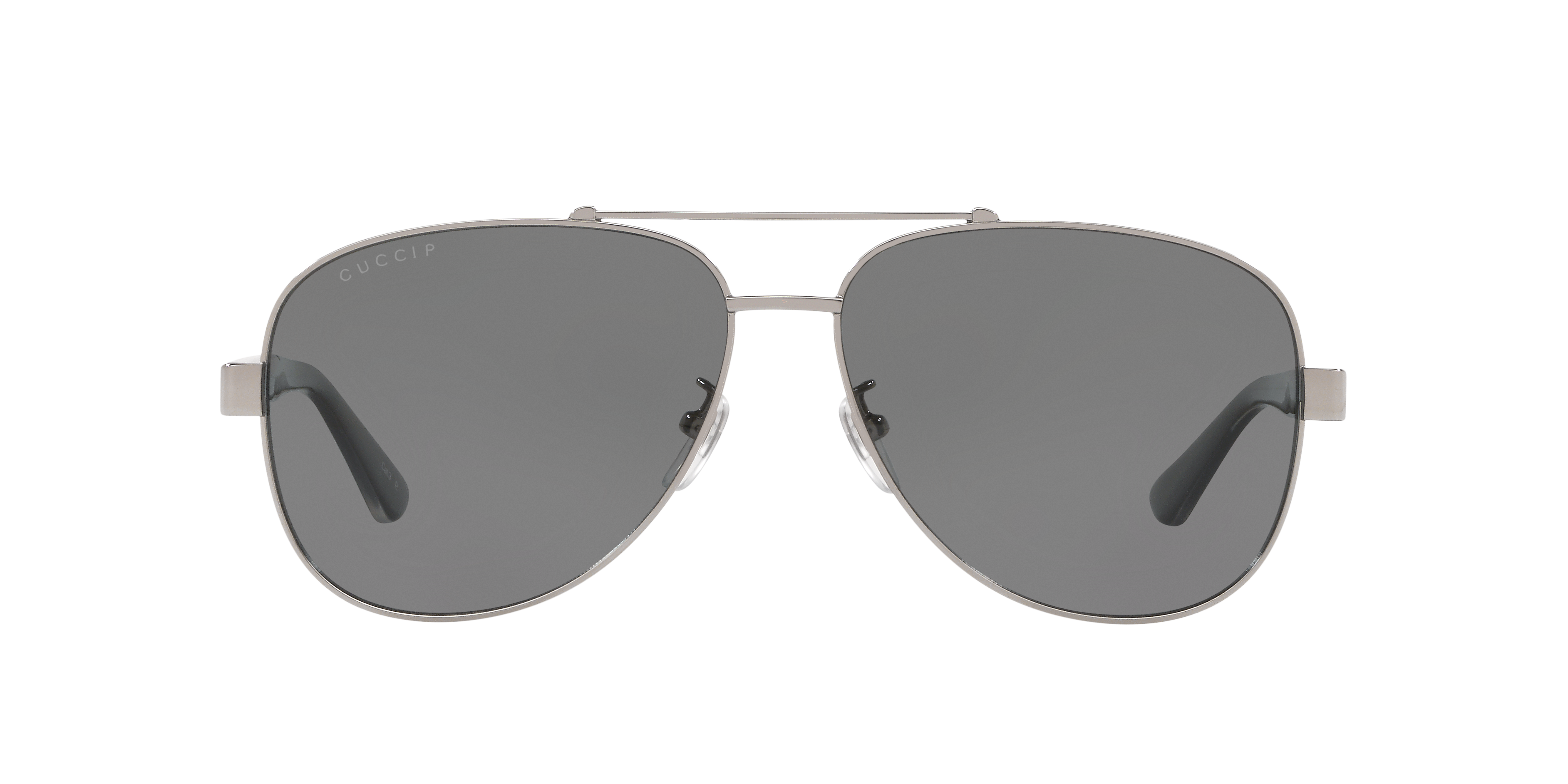 Gucci GG0528S XXL (63 - 14) with Grey lenses and Silver frame