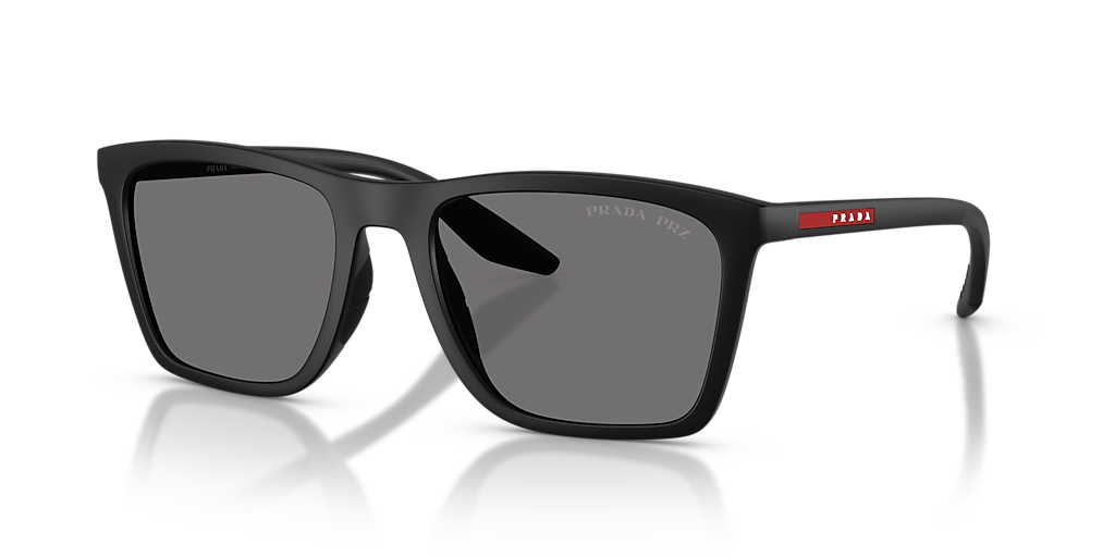 Prada Linea Rossa PS B08S XXL (56 - 19) with Grey lenses and Black