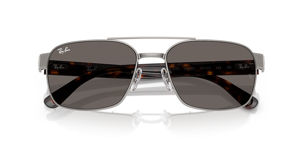 Ray-Ban RB3751 L (58 - 17) with Grey lenses and Grey frame  display picture 1