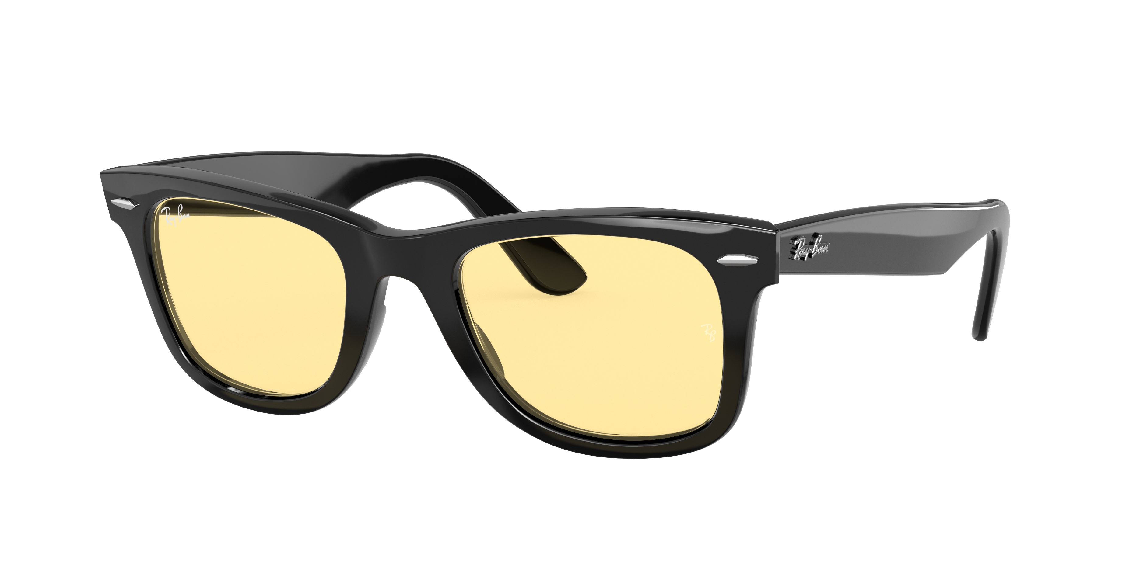 Ray-Ban Original Wayfarer Classic L (52 - 22) with Yellow lenses