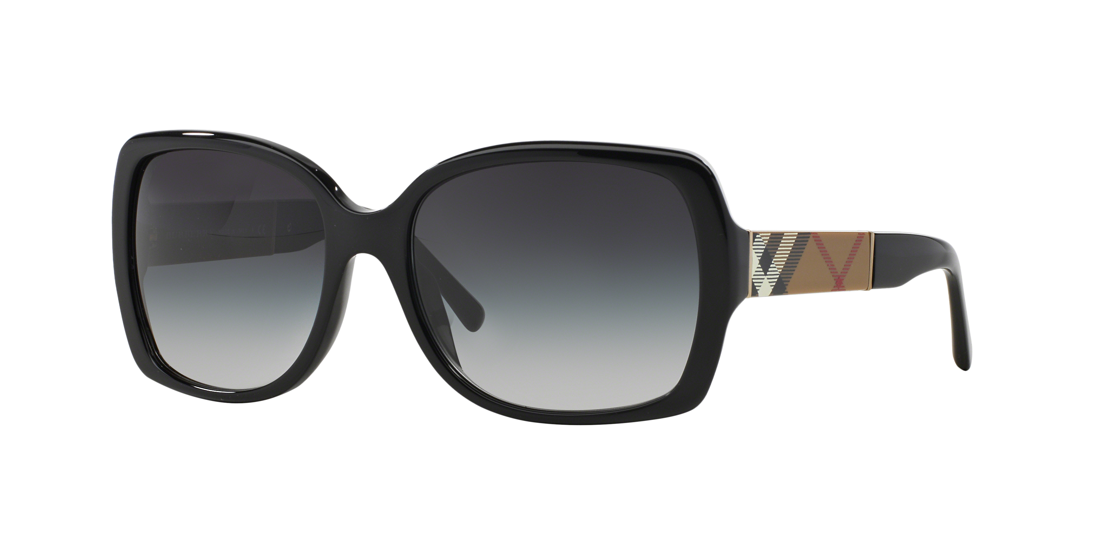 Burberry BE4160 M (58 - 17) with Grey lenses and Black frame