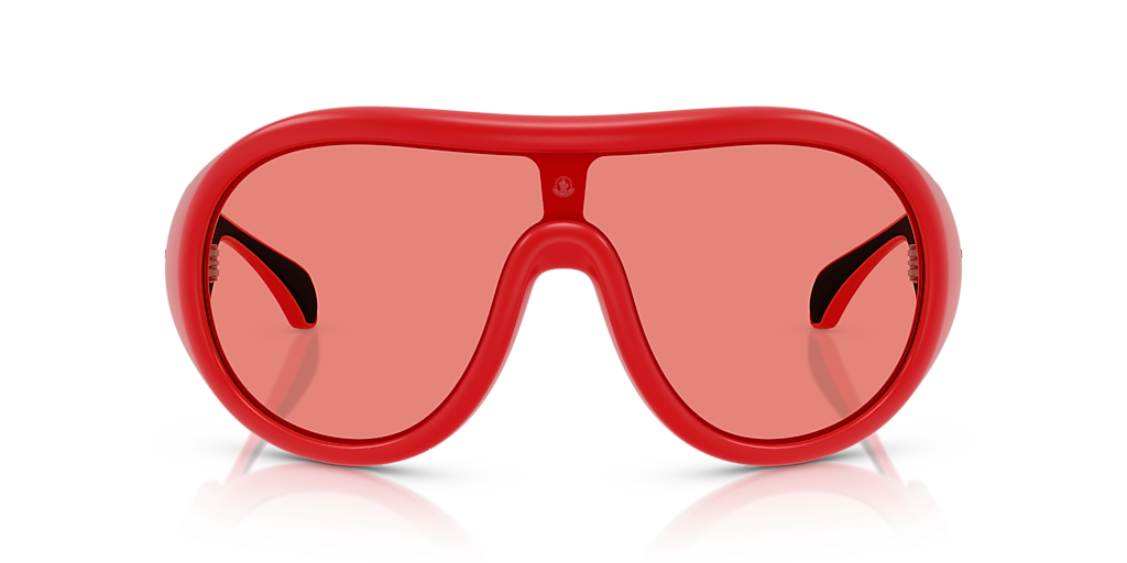 Moncler ME8004 Cloche L (0 - 135) with Red lenses and Red frame