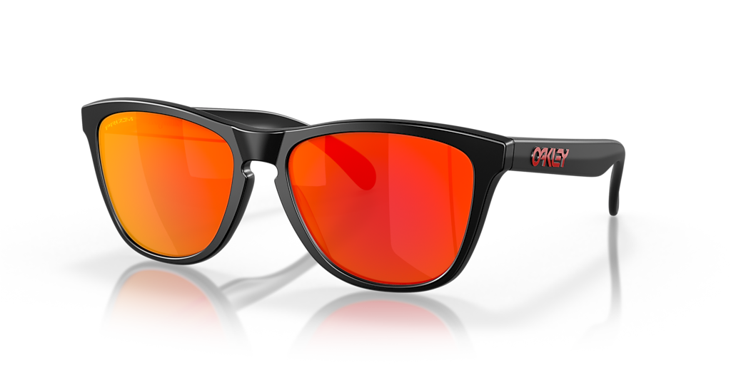 Oakley Frogskins™ (Low Bridge Fit) XL (54 - 17) with Orange lenses