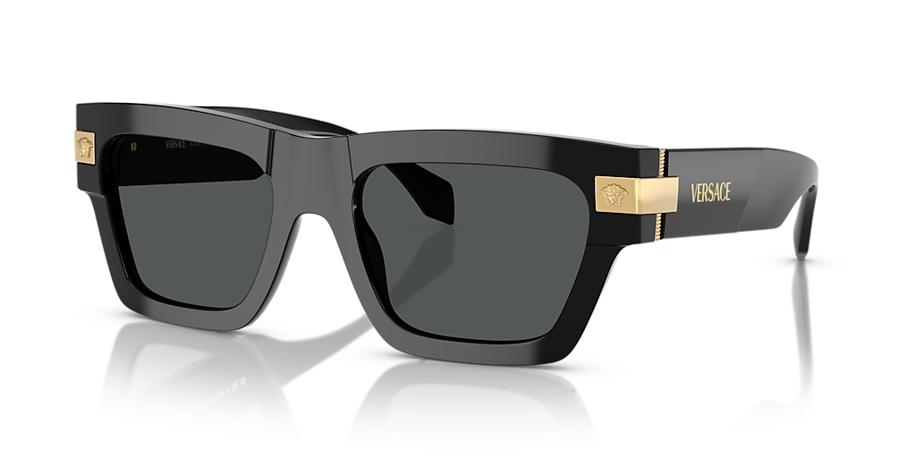 Versace VE4464 XXL (52 - 20) with Grey lenses and Black frame