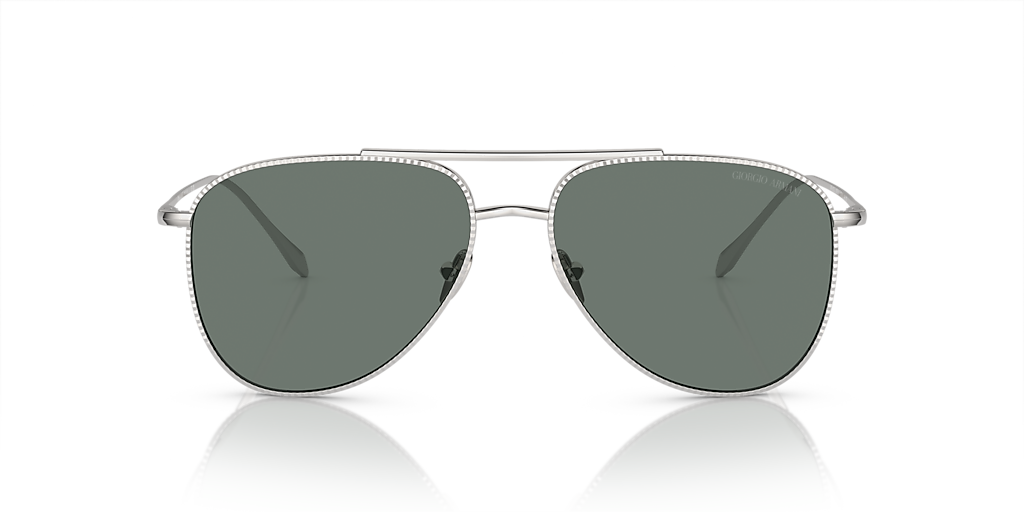 Giorgio Armani AR6152 L (57 - 15) with Grey lenses and Silver