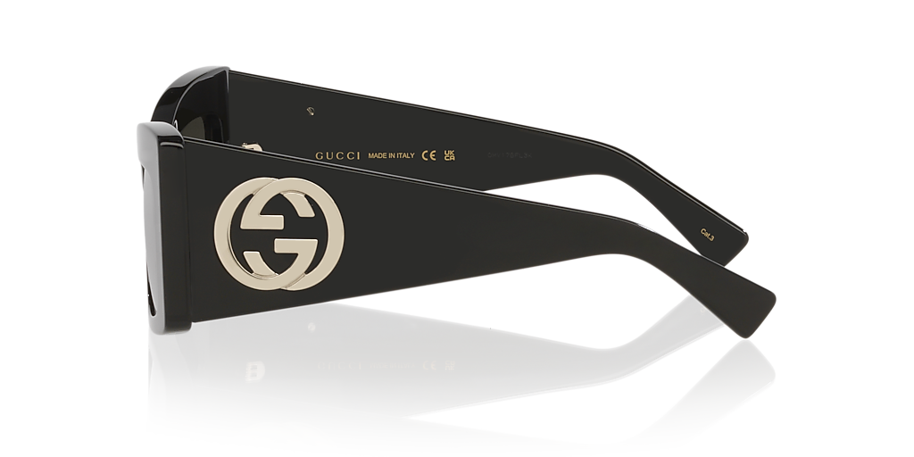 Gucci GG1842S S (53 - 17) with Grey lenses and Black frame