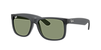 Ray-Ban Justin Classic S (54 - 16) with Grey lenses and Black