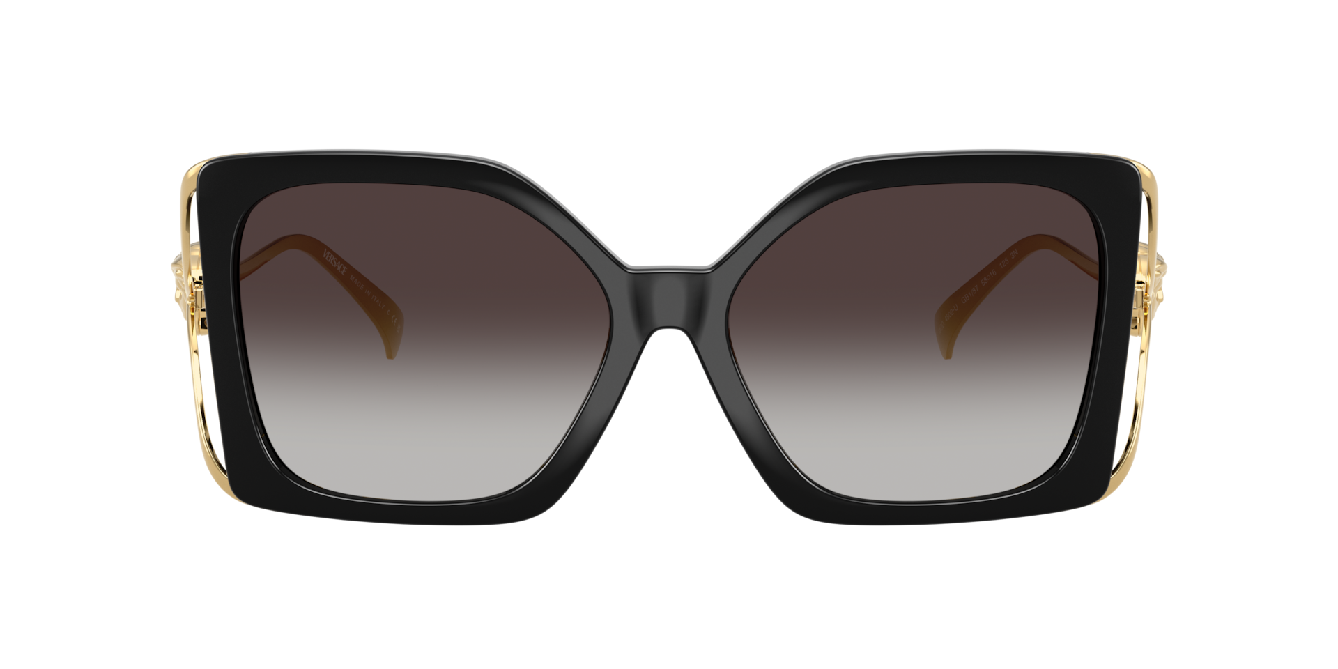 Versace VE4502U XXL (58 - 16) with Grey lenses and Black frame