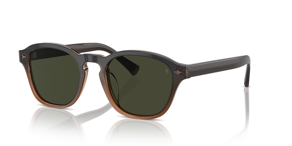 Brunello Cucinelli BC4006S M (50 - 21) with Green lenses and Brown