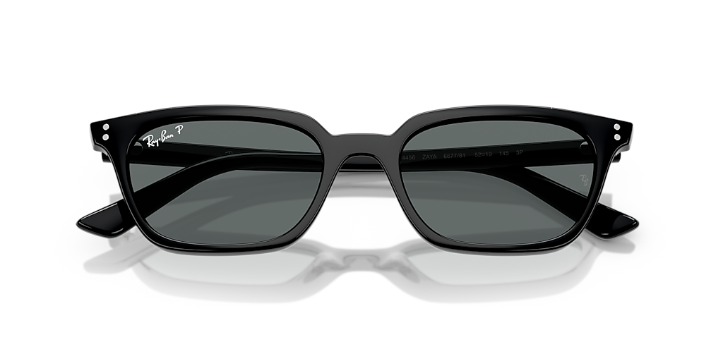 Ray-Ban Zaya Bio-Based XXS (50 - 19) with Grey lenses and Black