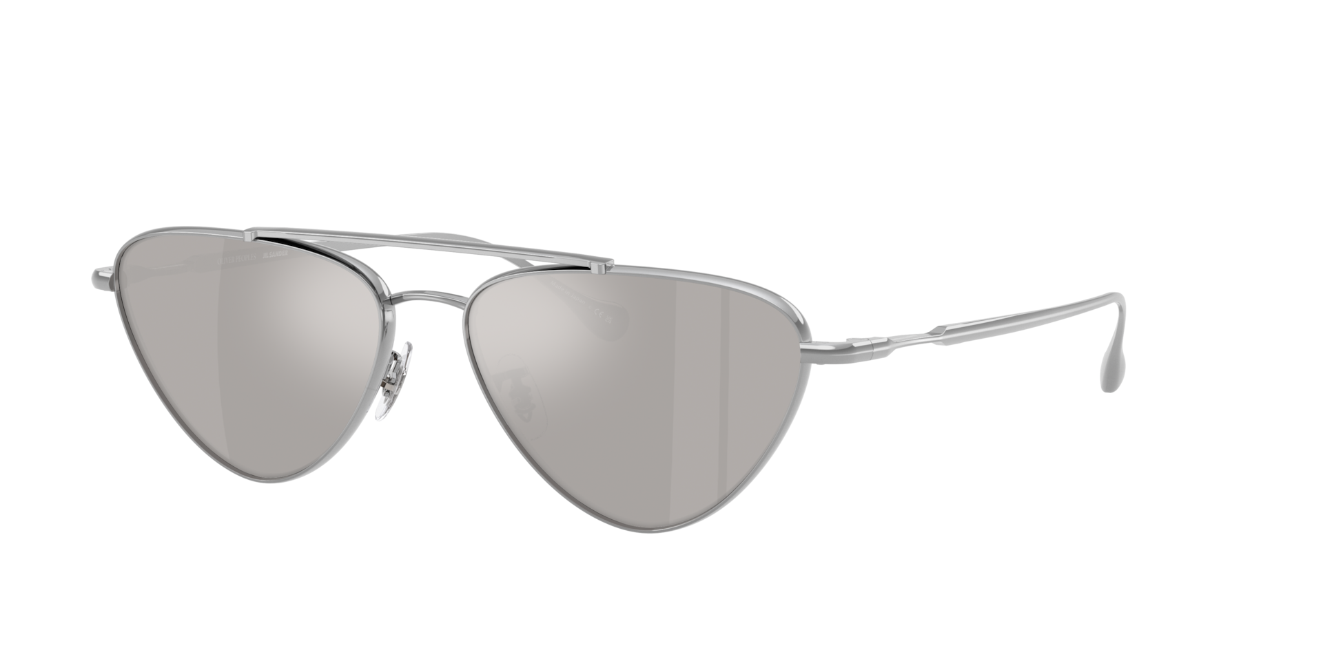 Oliver Peoples Frau Sunglass Edition 1 - Rahmenfarbe: Silber, Linsenfarbe: Soft Silber verspiegelt