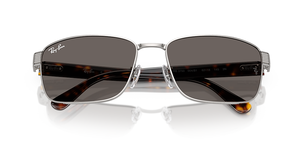Ray-Ban RB3750 XL (59 - 18) with Grey lenses and Grey frame