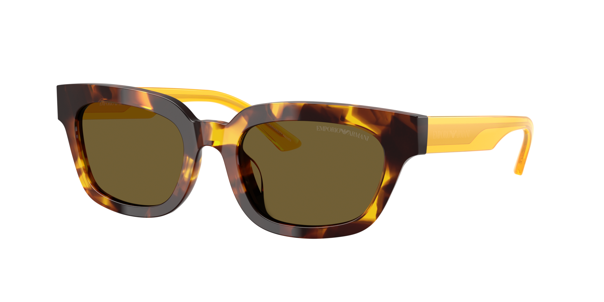 Emporio Armani Femme Sunglass EA4233U - Couleur du Monture Havana Jaune Couleur de Lentille Marron fonc 74 €