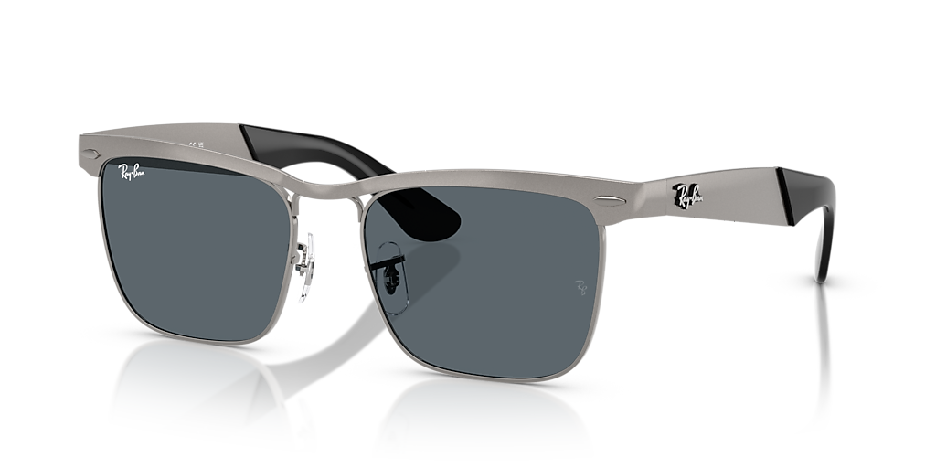 Ray-Ban Wayfarer Deluxe XXL (56 - 18) with Blue lenses and Grey
