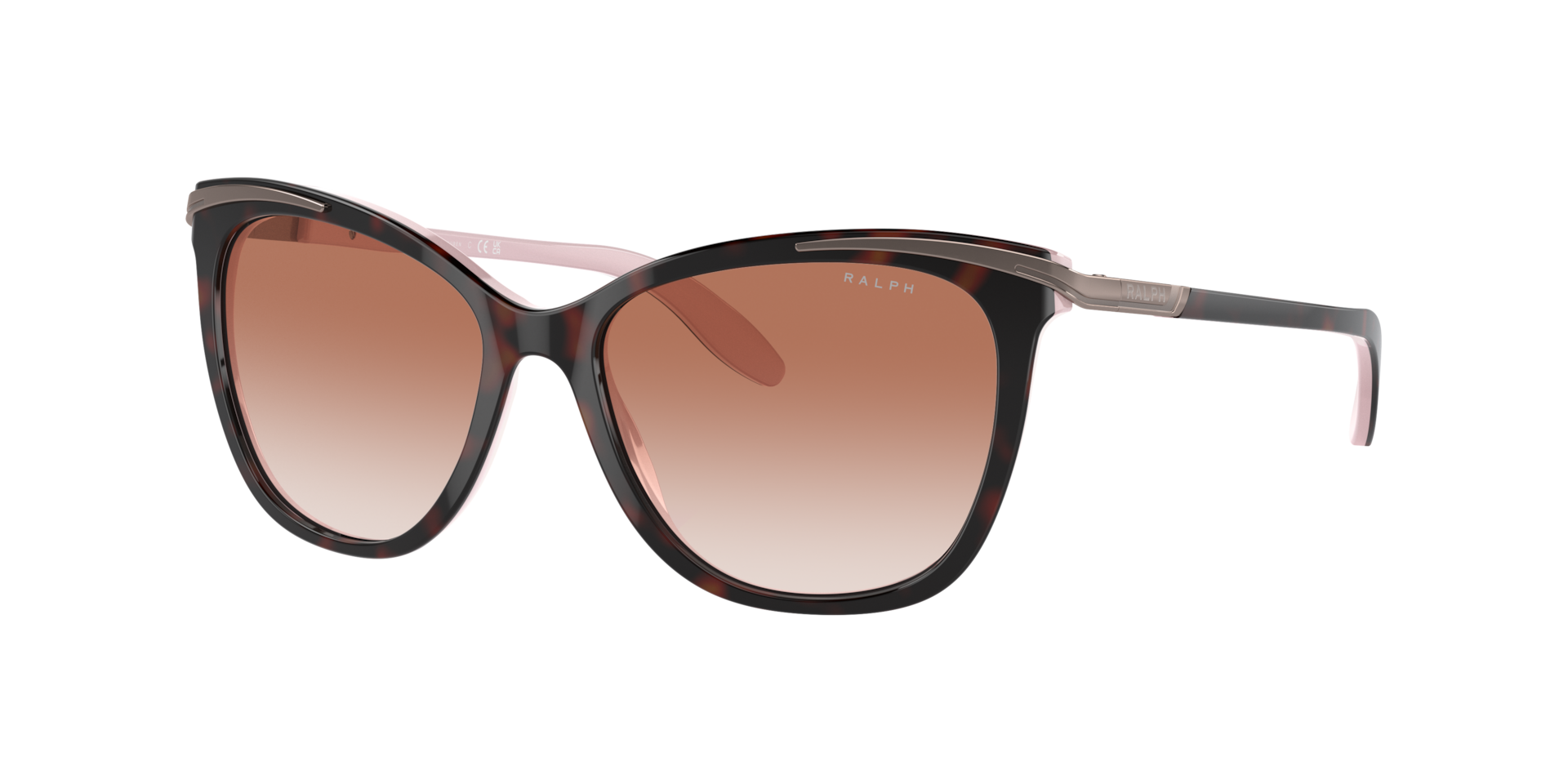 Ralph Femme Sunglass RA5203 - Couleur du Monture Havana Rose Couleur de Lentille Dgrad Marron 65 €