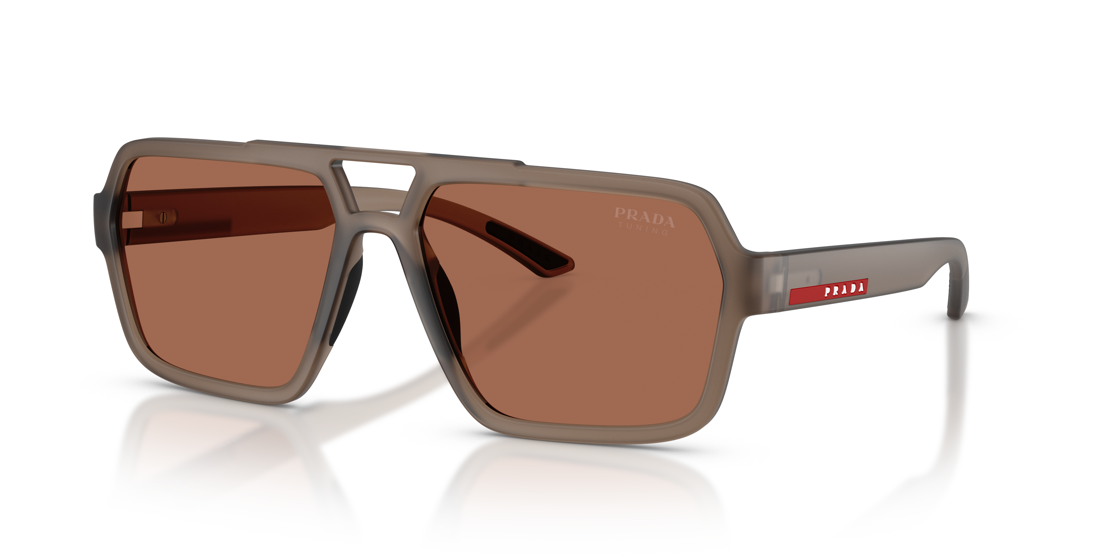 Prada Linea Rossa PS A06S XL (59 - 16) with Brown lenses and Brown