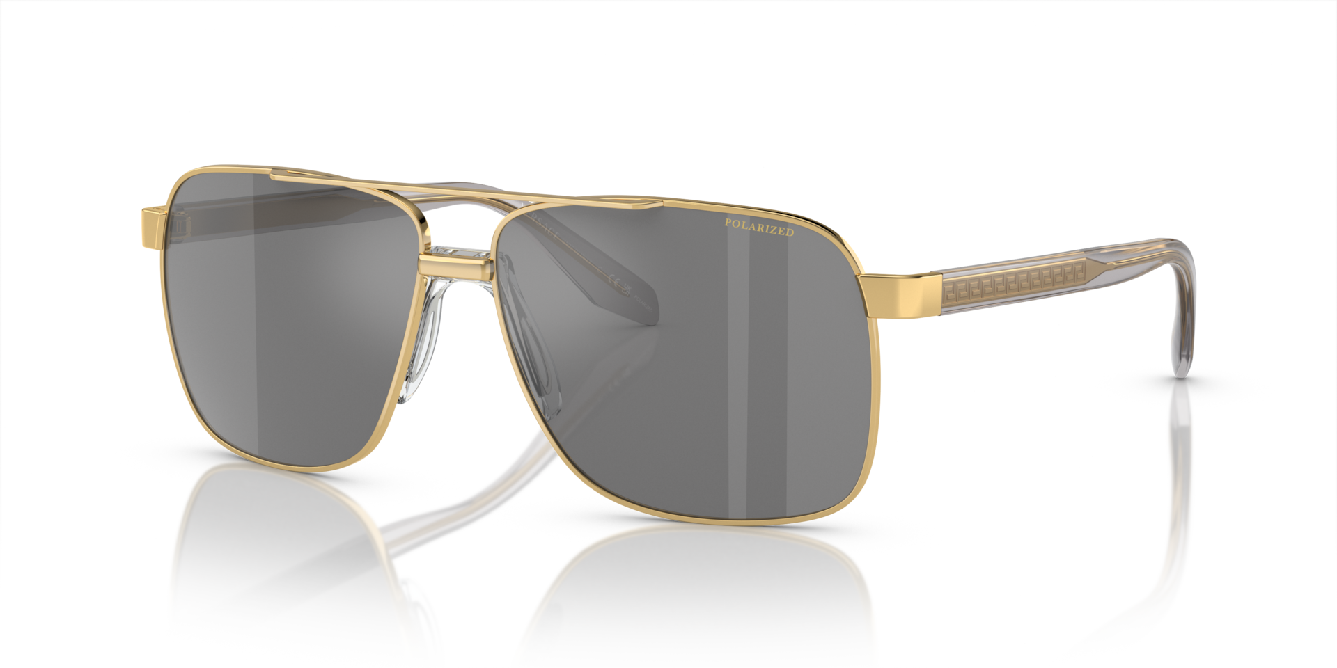 Versace VE2174 L (59 - 13) with Silver lenses and Gold frame