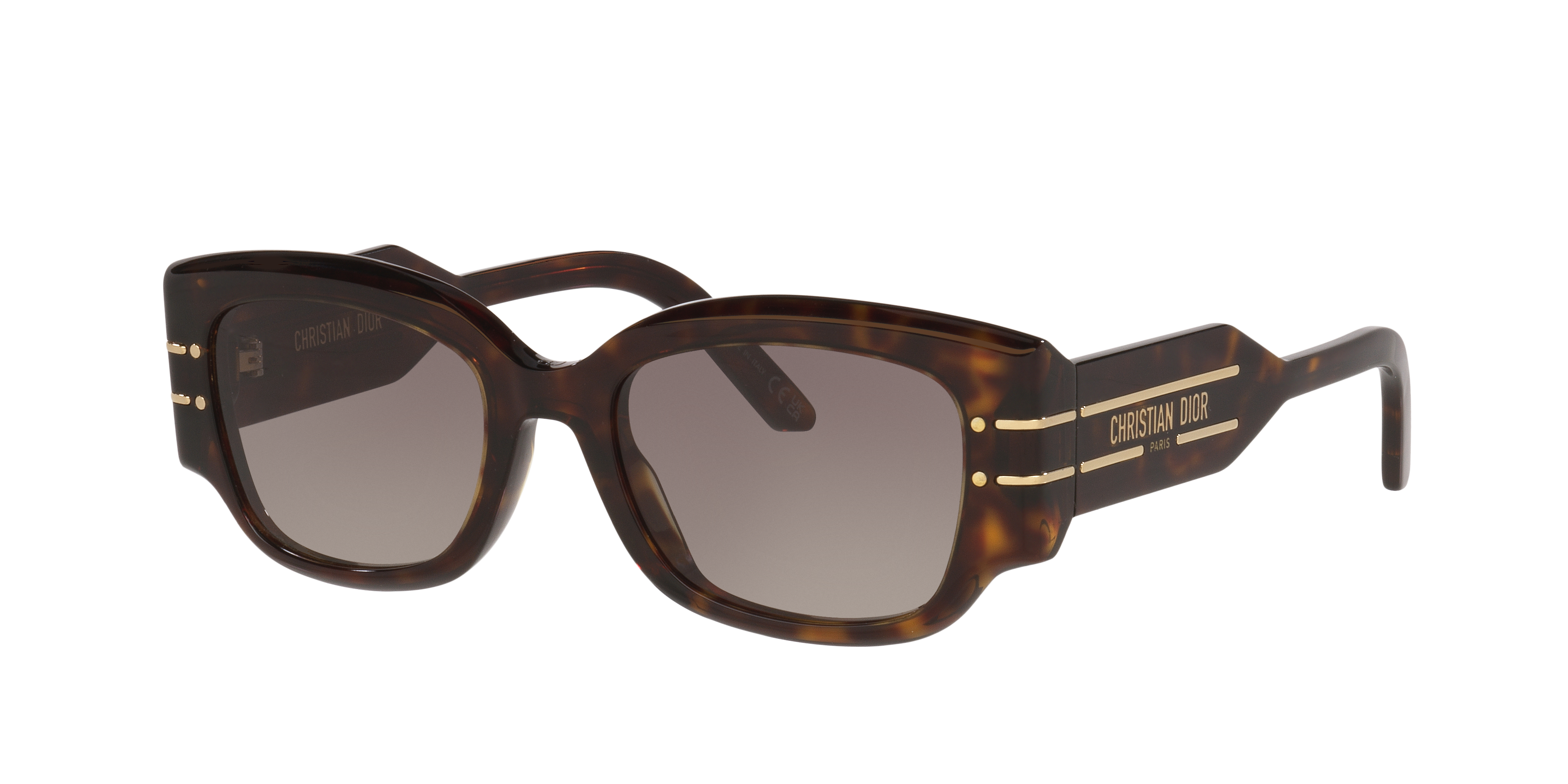 DIOR Woman Sunglass Diorsignature S13I -  Frame color: Tortoise Black, Lens color: Brown Gradient